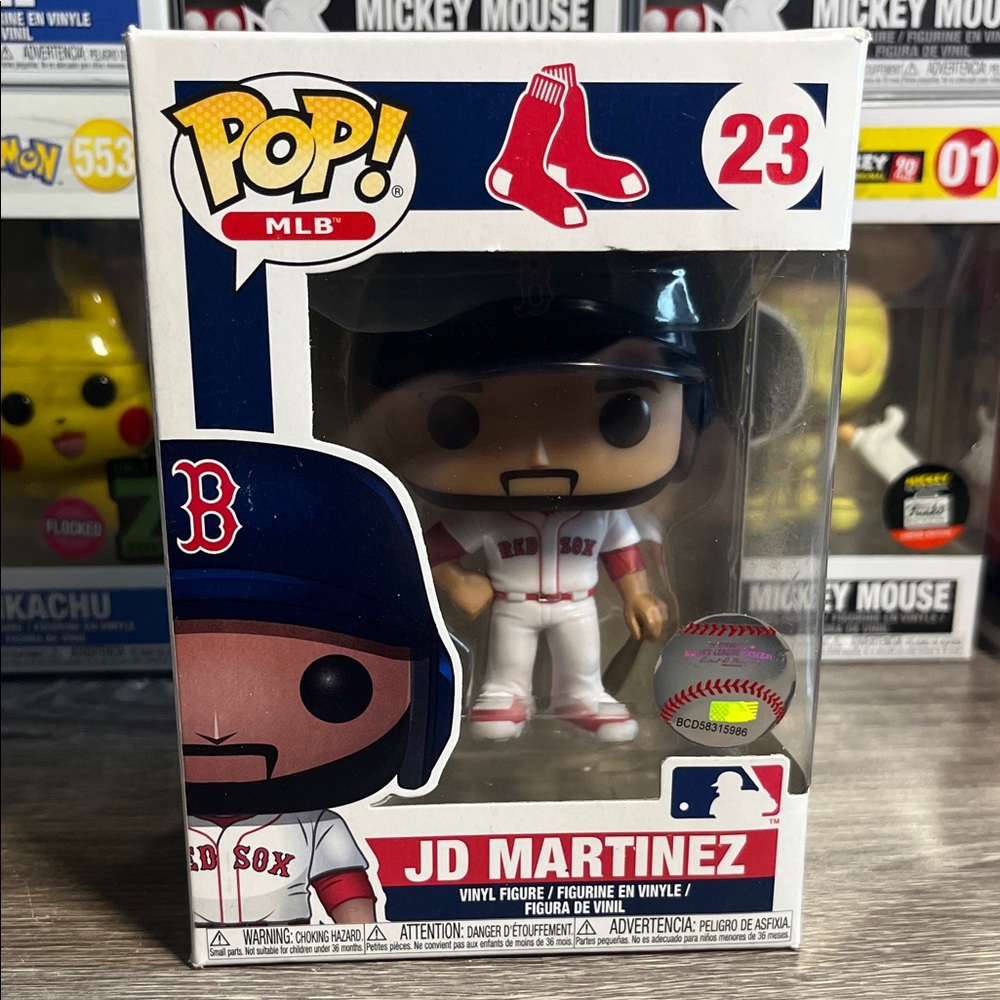 Funko Pop JD Martinez Red and White Figure